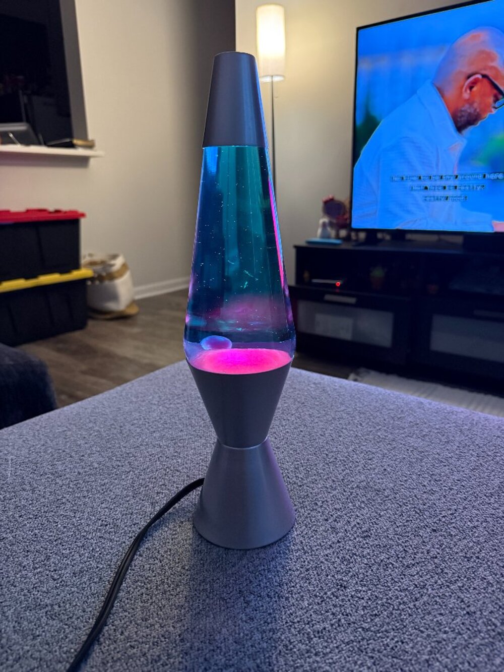 Pink and Blue Lava Lamp